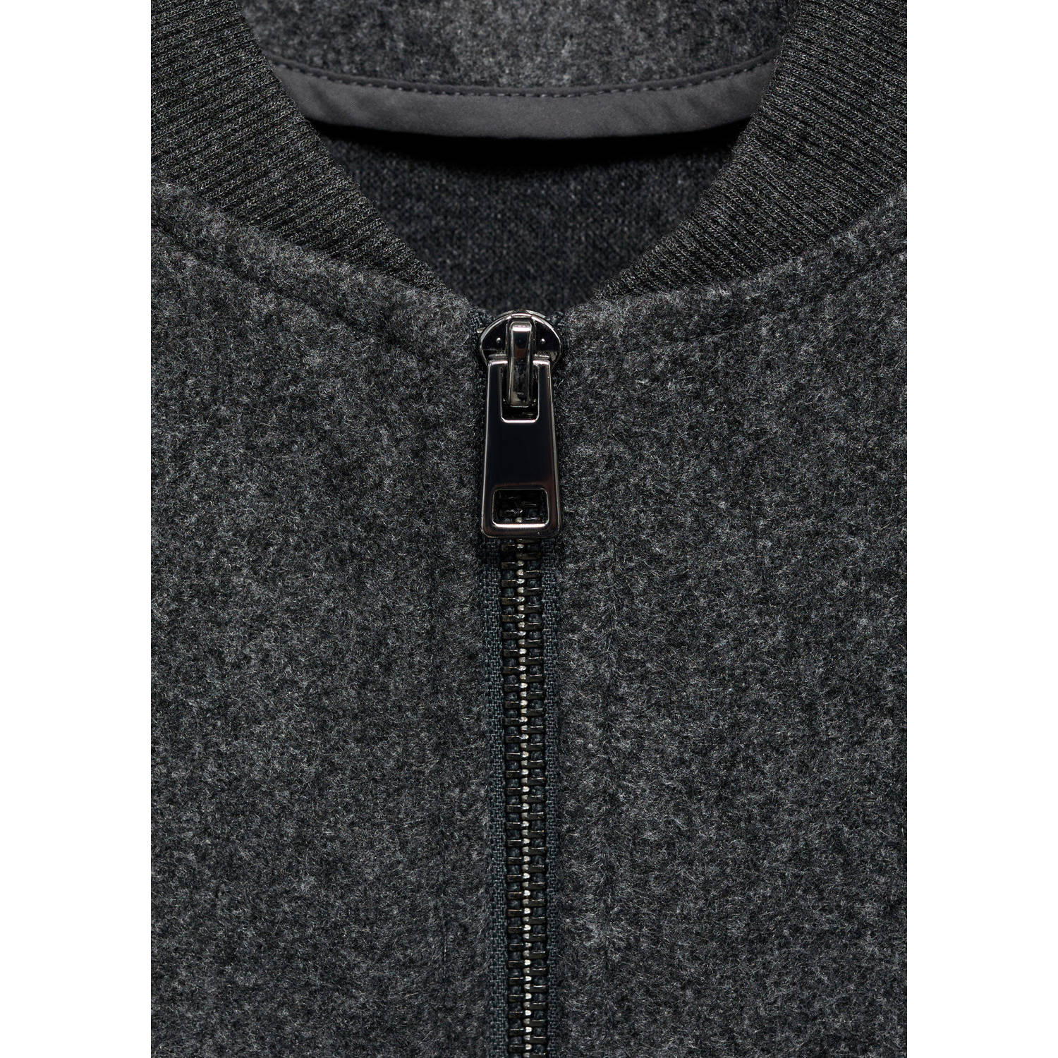 Mango Man bomber jacket grijs