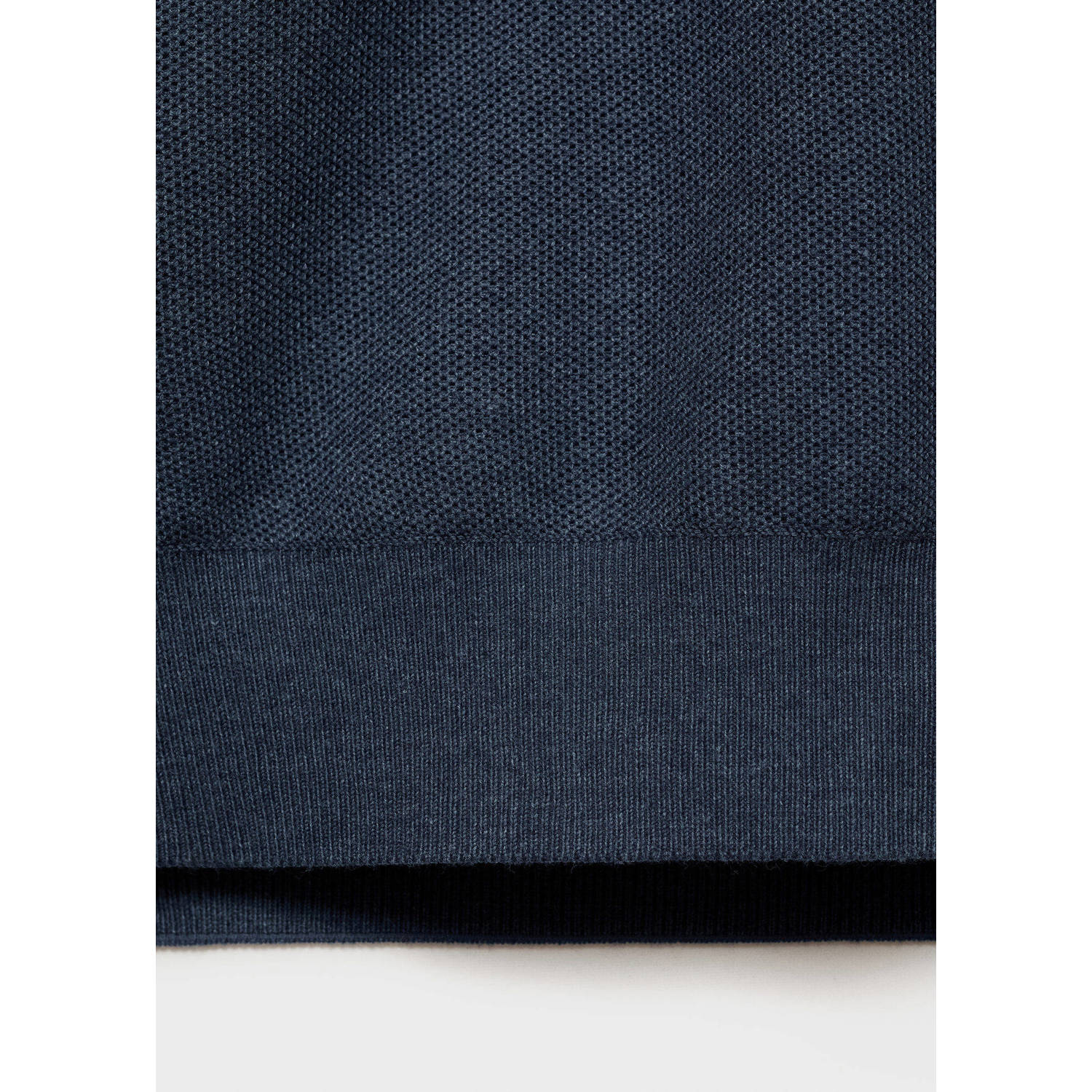 Mango Man trui fijn gebreid blauw