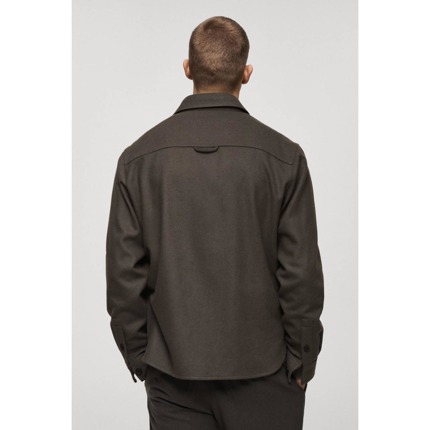 Mango Man overshirt kaki