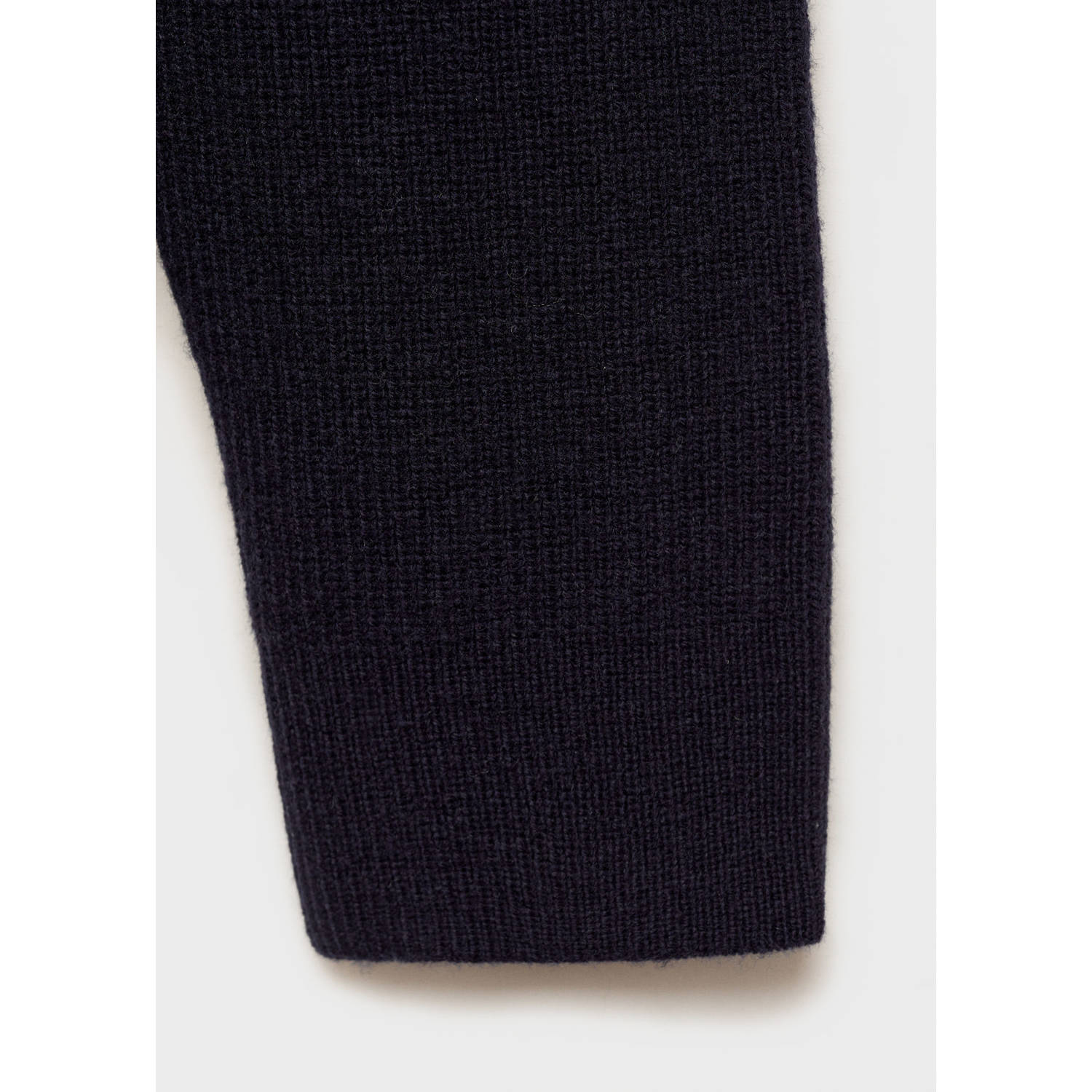 Mango Man trui fijn gebreid donkerblauw