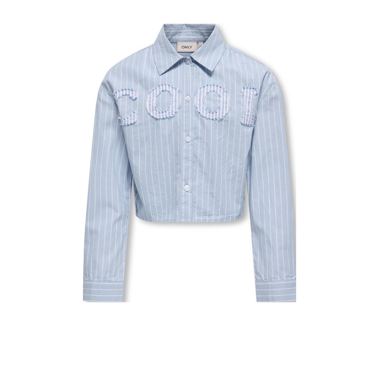 ONLY KIDS GIRL blouse lichtblauw