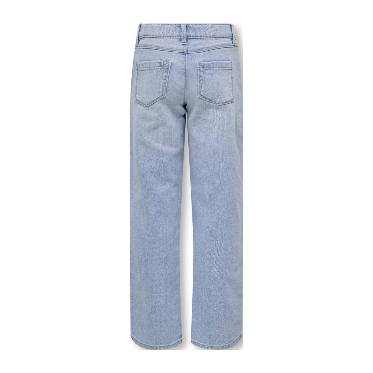 ONLY KIDS GIRL wide leg jeans light blue denim