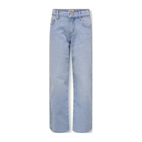 KIDS ONLY GIRL wide leg jeans light blue denim afbeelding
