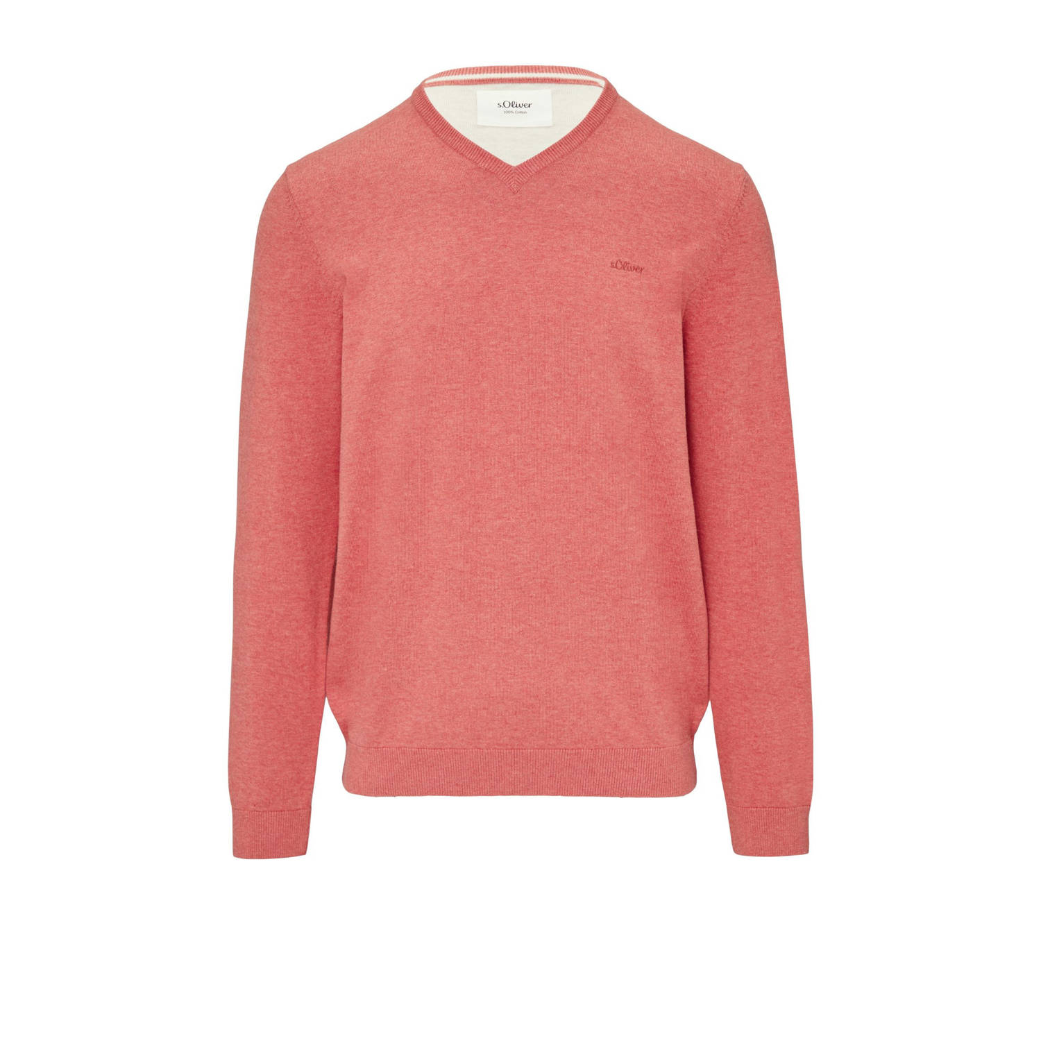 S.Oliver RED LABEL Regular fit gebreide pullover van zuiver katoen
