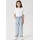 NAME IT KIDS wide leg regular waist jeans light blue bleached