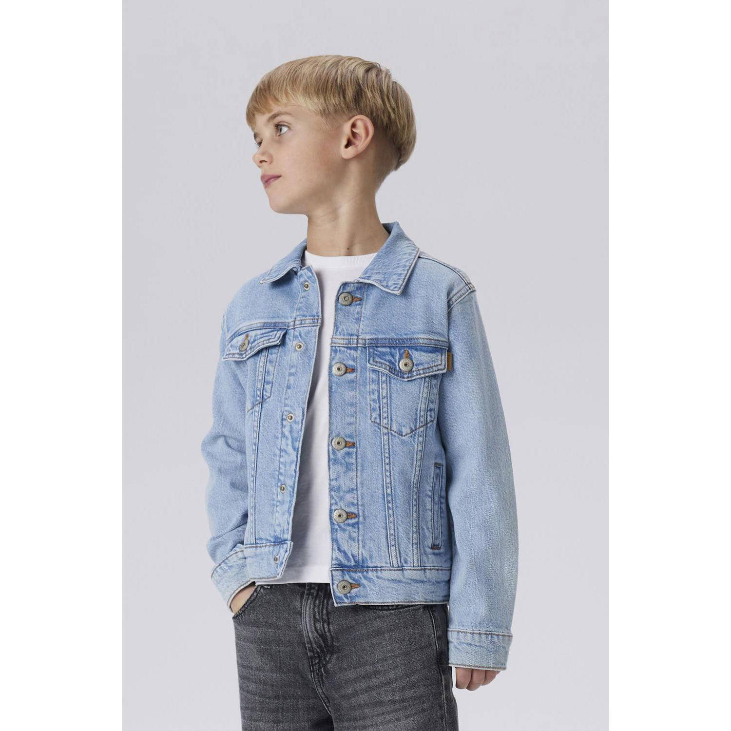 NAME IT KIDS spijkerjas light blue denim