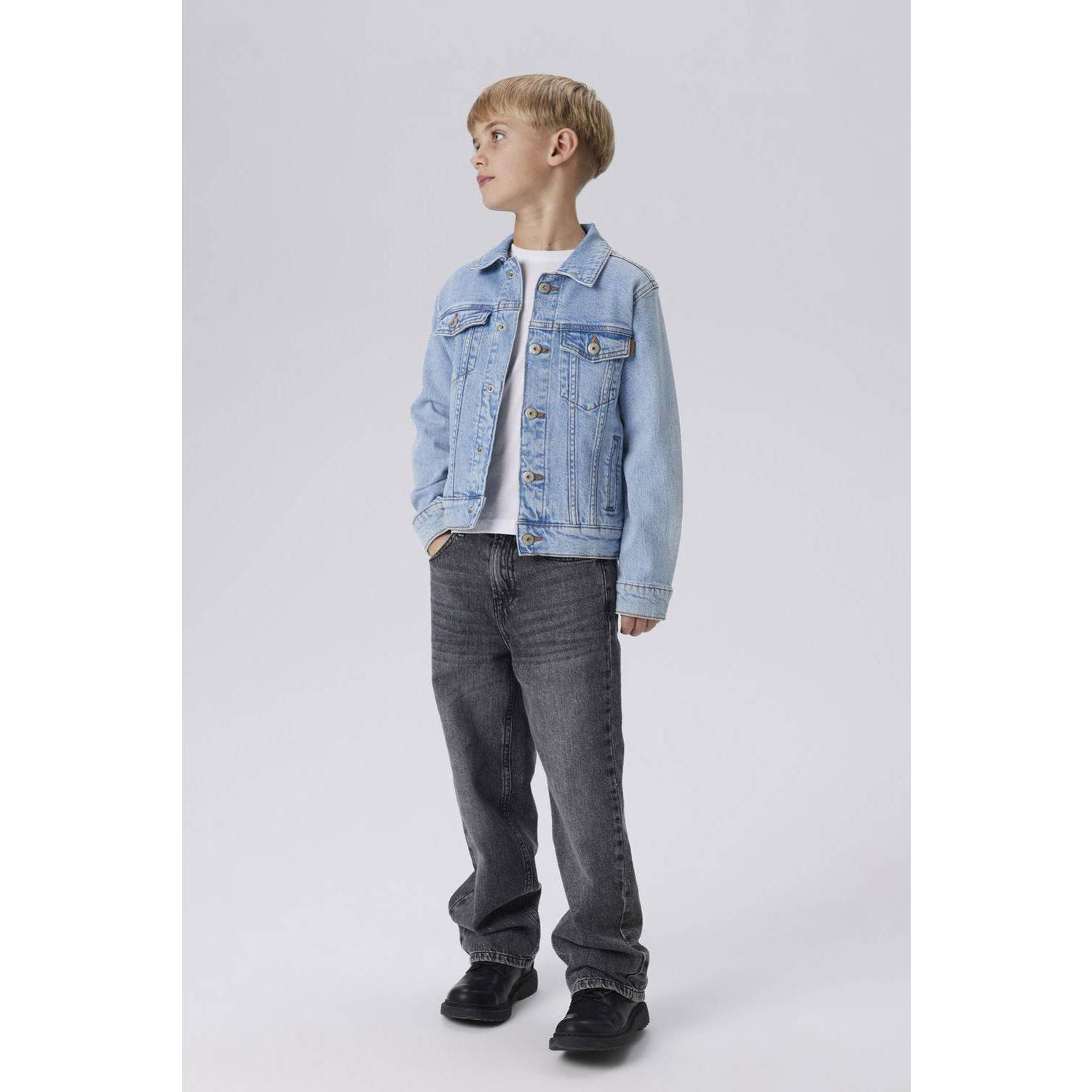 NAME IT KIDS spijkerjas light blue denim