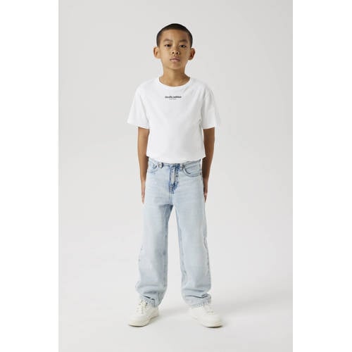NAME IT KIDS straight fit jeans NKMRYAN light blue denim afbeelding
