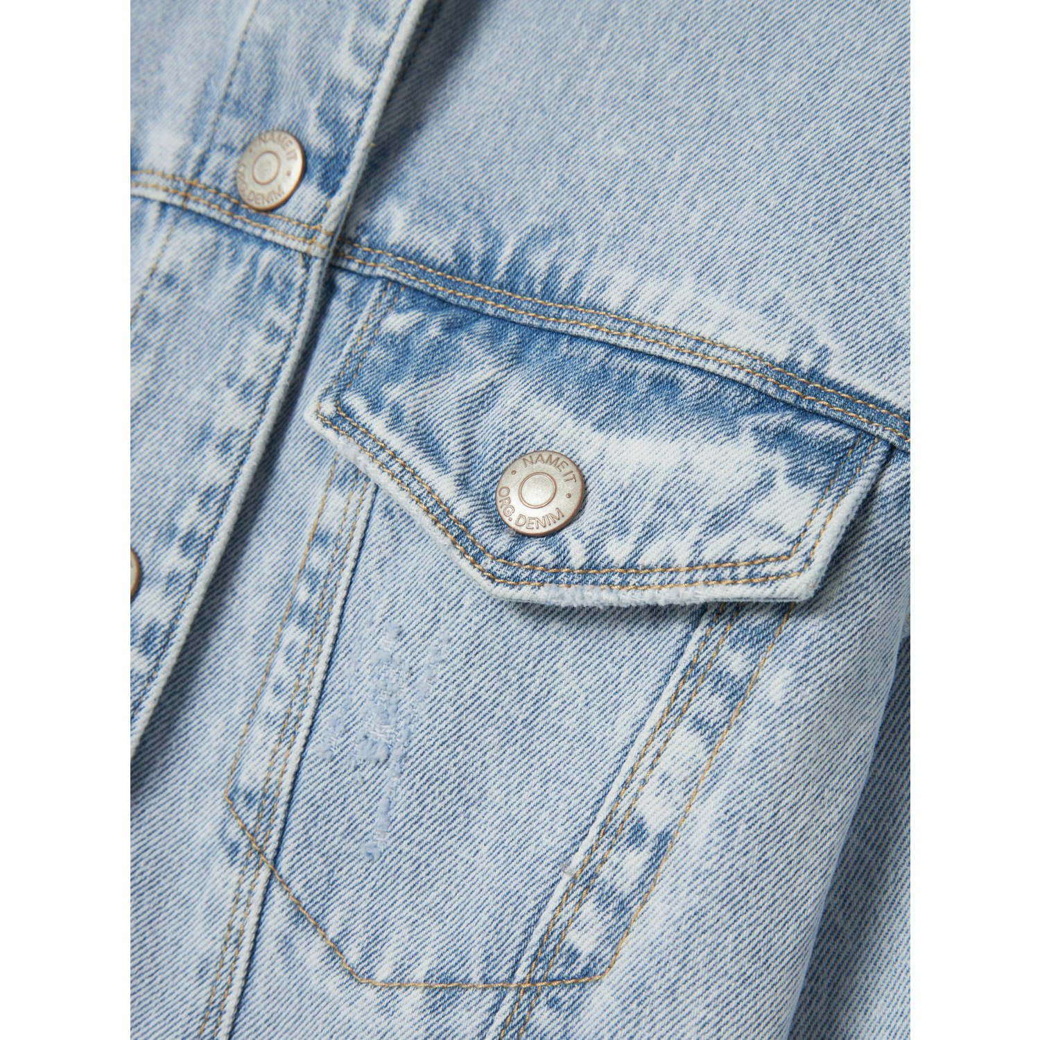 NAME IT KIDS spijkerjas light blue denim