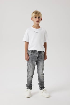 tapered jeans grey denim