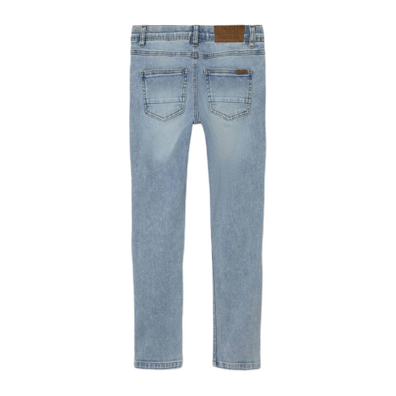 NAME IT KIDS slim regular waist slim fit jeans light blue denim