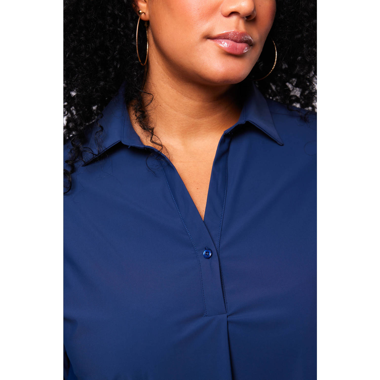 Exxcellent blousetop donkerblauw