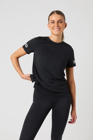 sportshirt Borg zwart