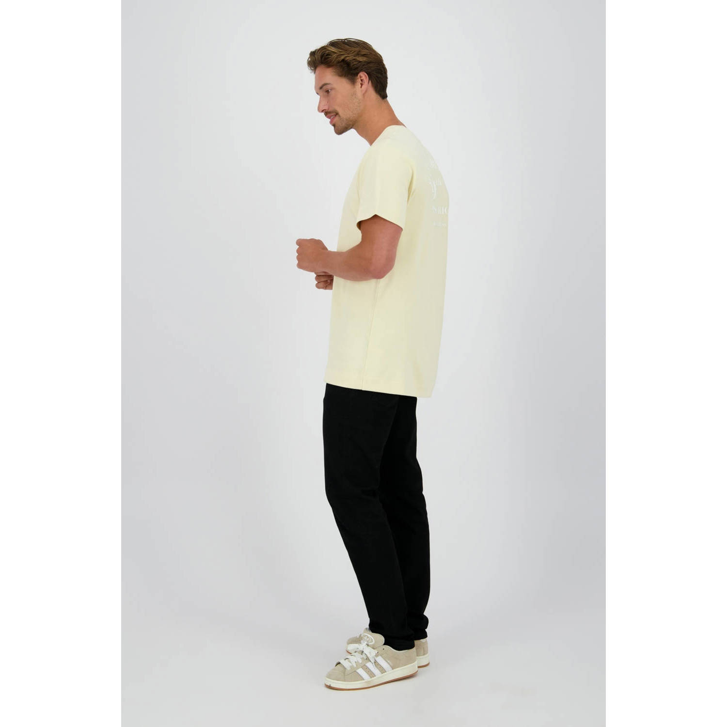 Raizzed T-shirt lichtgeel