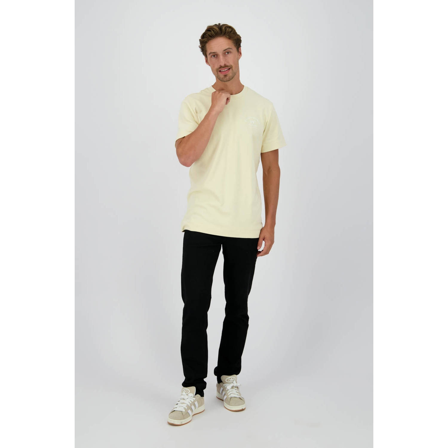 Raizzed T-shirt lichtgeel
