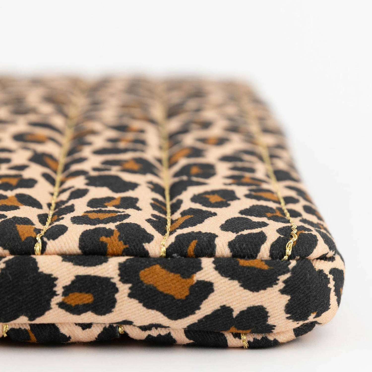 Sissy-Boy 13 laptop sleeve met panterprint bruin