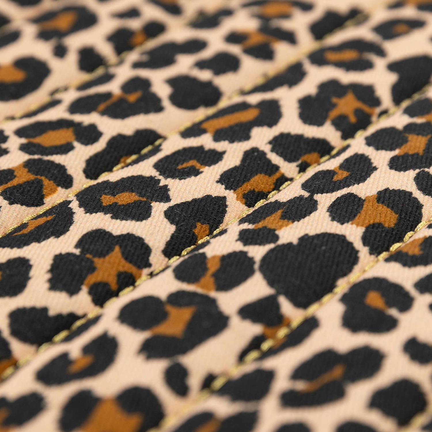 Sissy-Boy 13 laptop sleeve met panterprint bruin