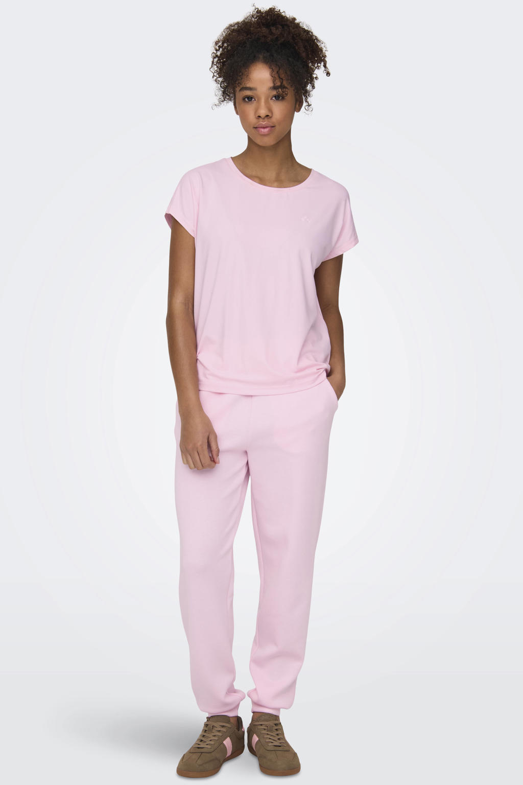 ONLY PLAY sportshirt ONPAUBREE lichtroze