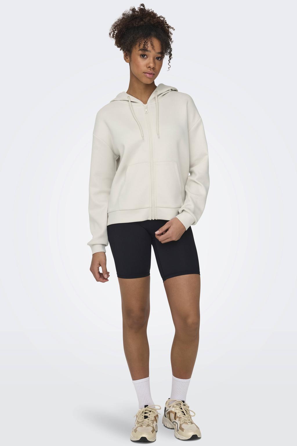 ONLY PLAY sportvest ONPLOUNGE gebroken wit