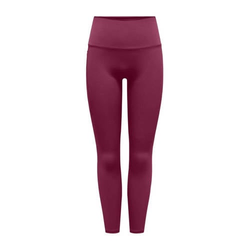 ONLY PLAY sportlegging ONPJAM donkerrood afbeelding