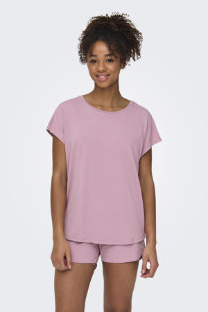 sportshirt ONPMILA lichtroze
