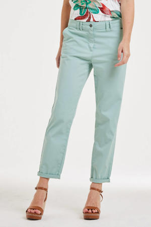 regular waist broek turquoise