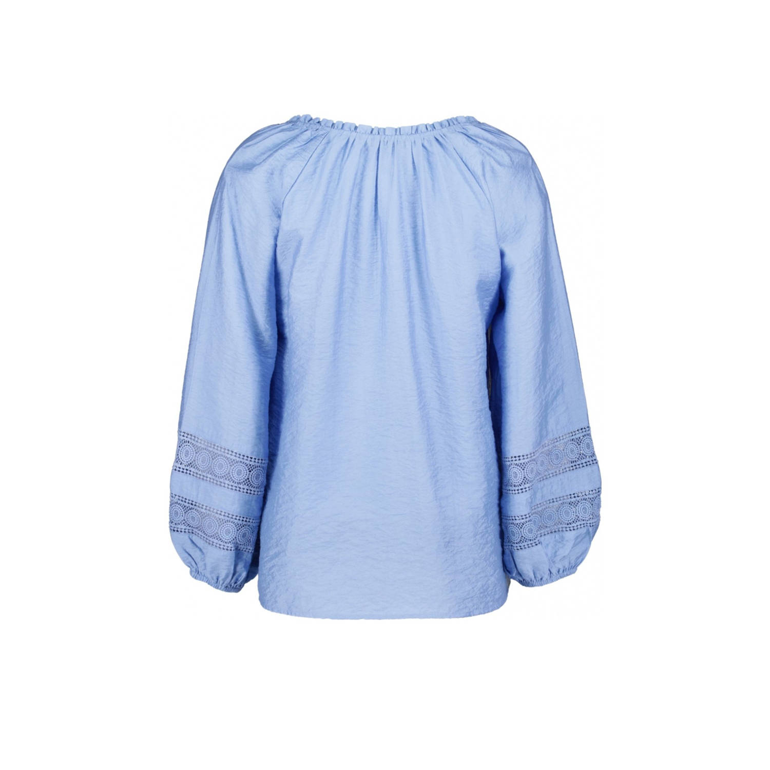 Didi top lichtblauw broderie