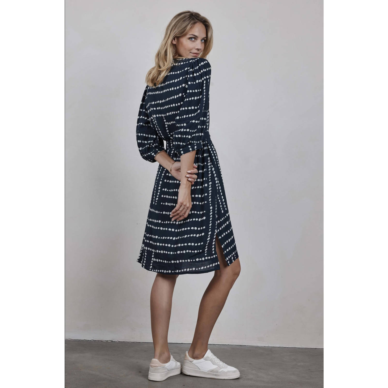 Didi blousejurk donkerblauw