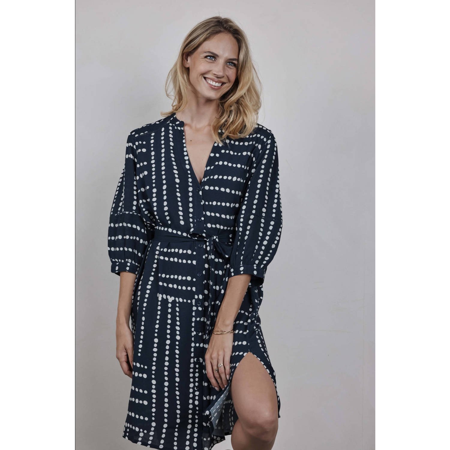 Didi blousejurk donkerblauw