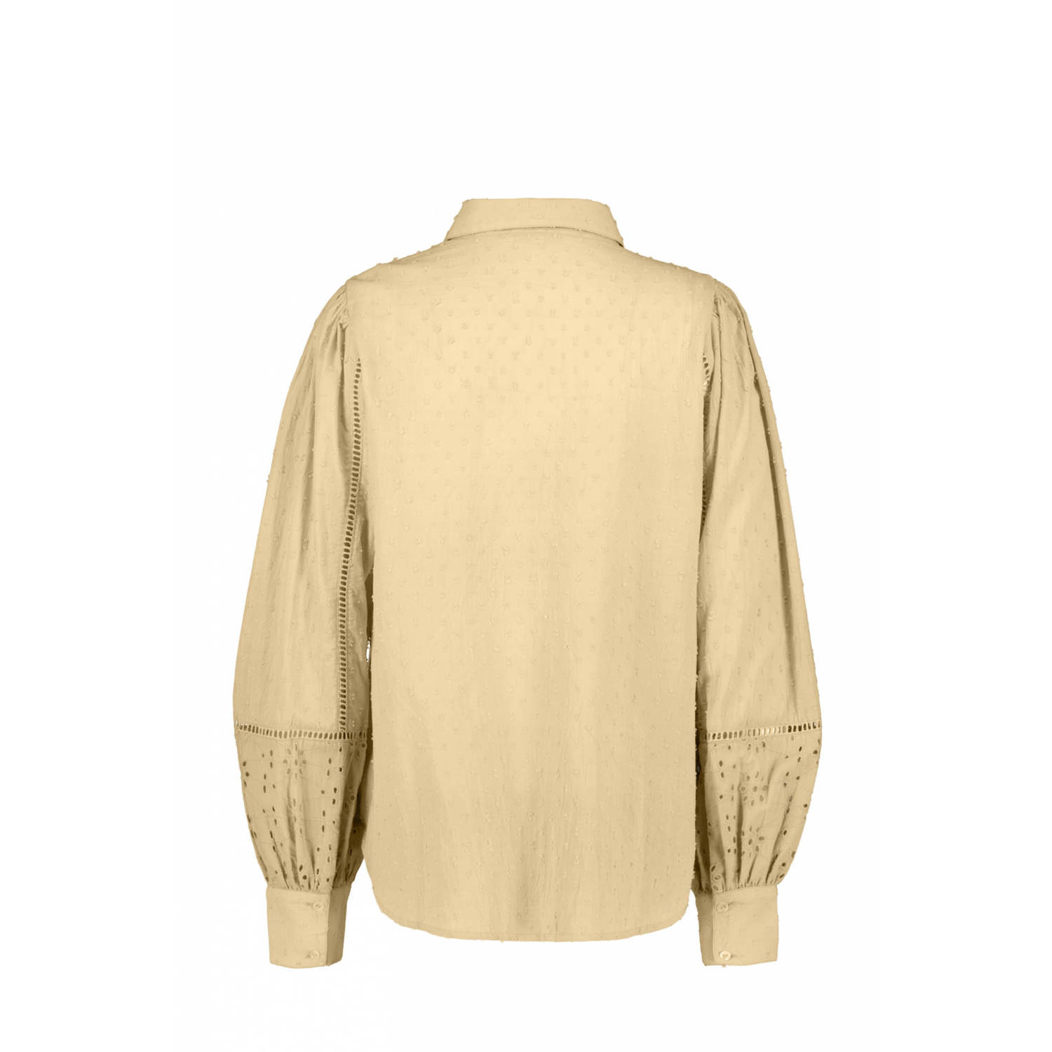 Didi blouse geel broderie