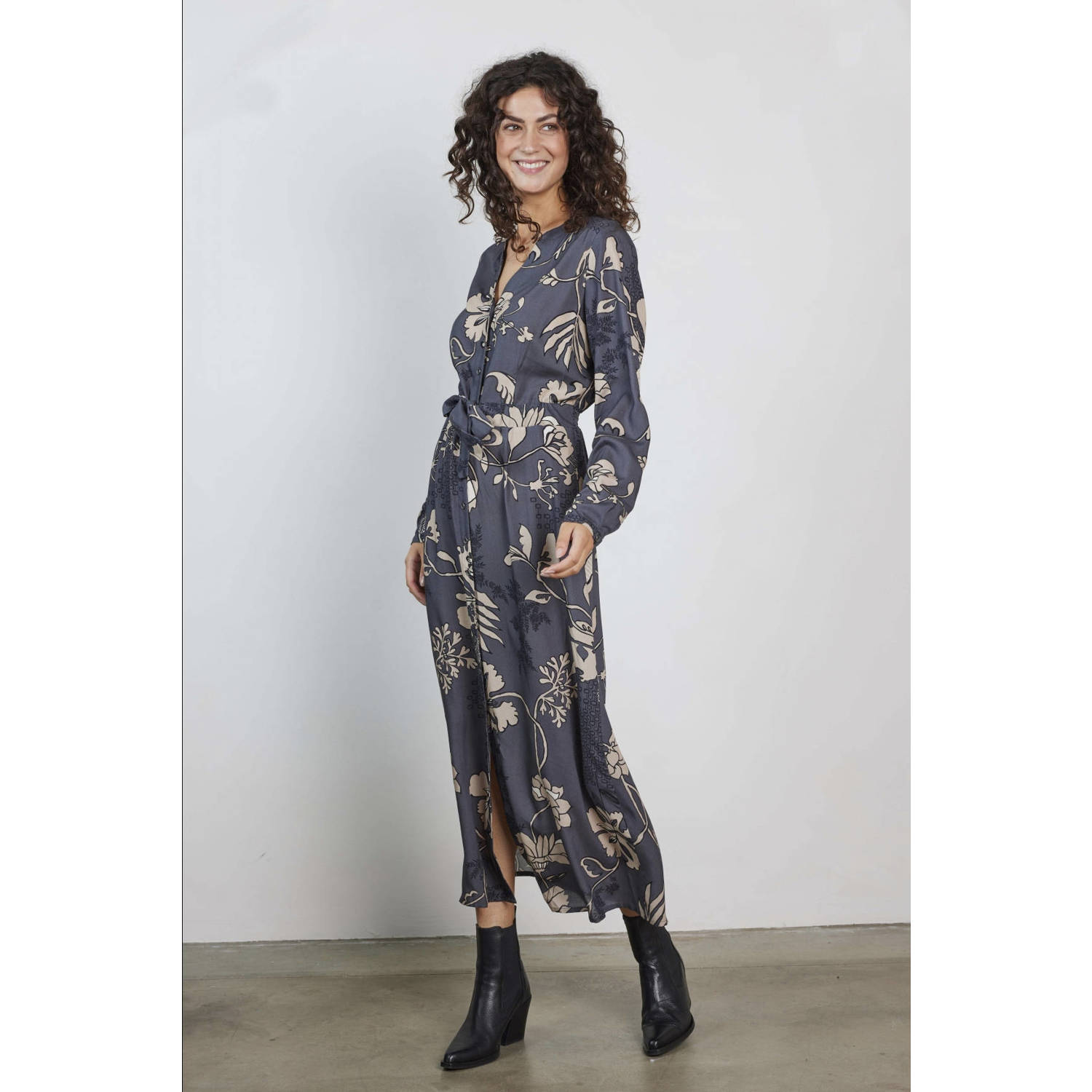 Didi blousejurk donkerblauw