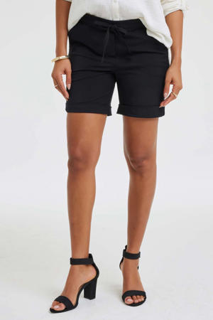 regular waist bermuda short zwart