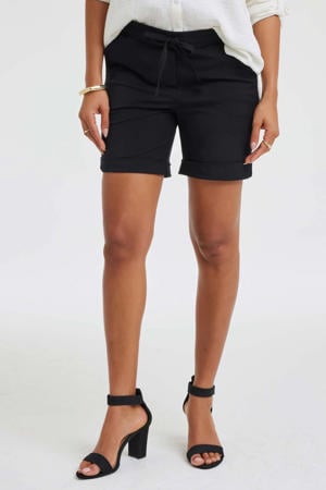 regular waist bermuda short zwart