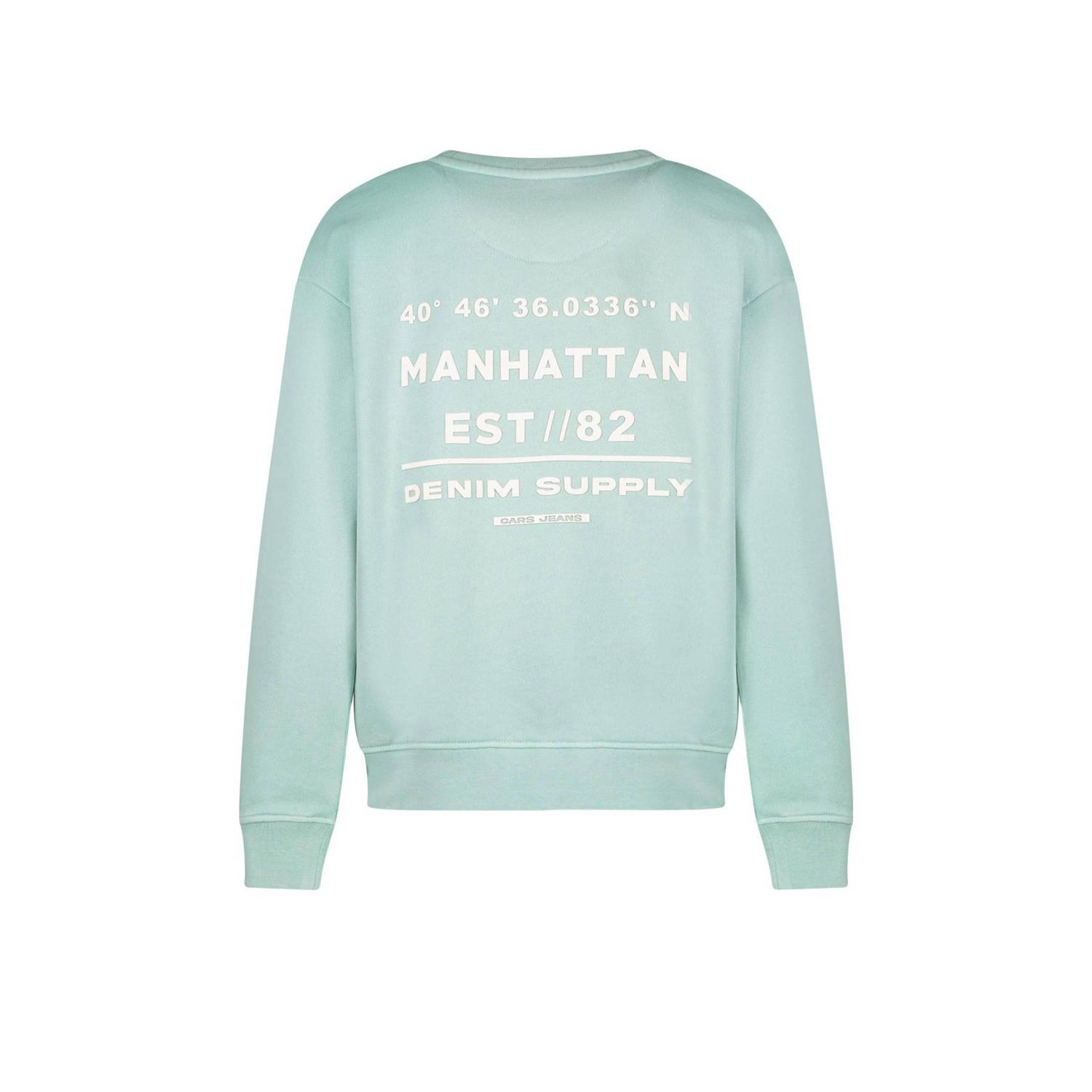 Cars sweater mintgroen