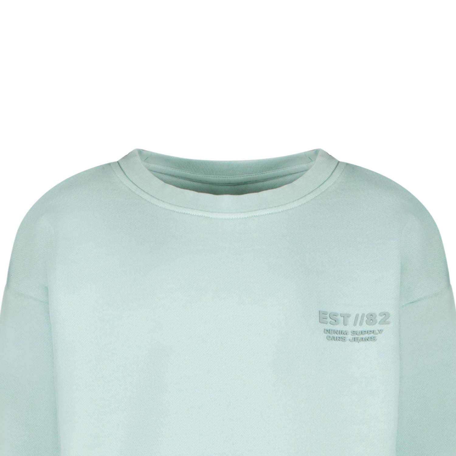 Cars sweater mintgroen