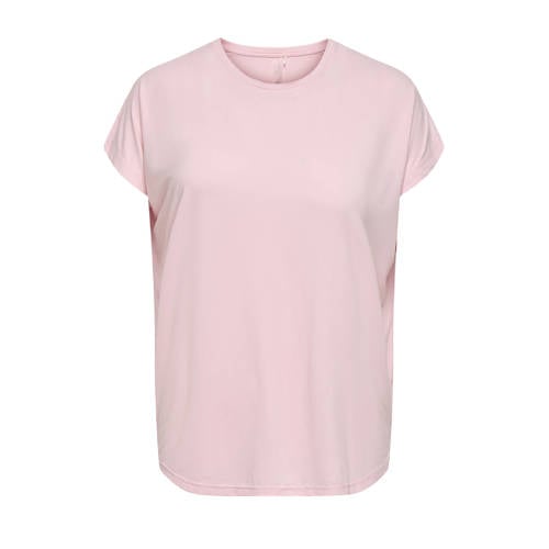 ONLY PLAY Plus Size sportshirt ONPAUBREE lichtroze afbeelding