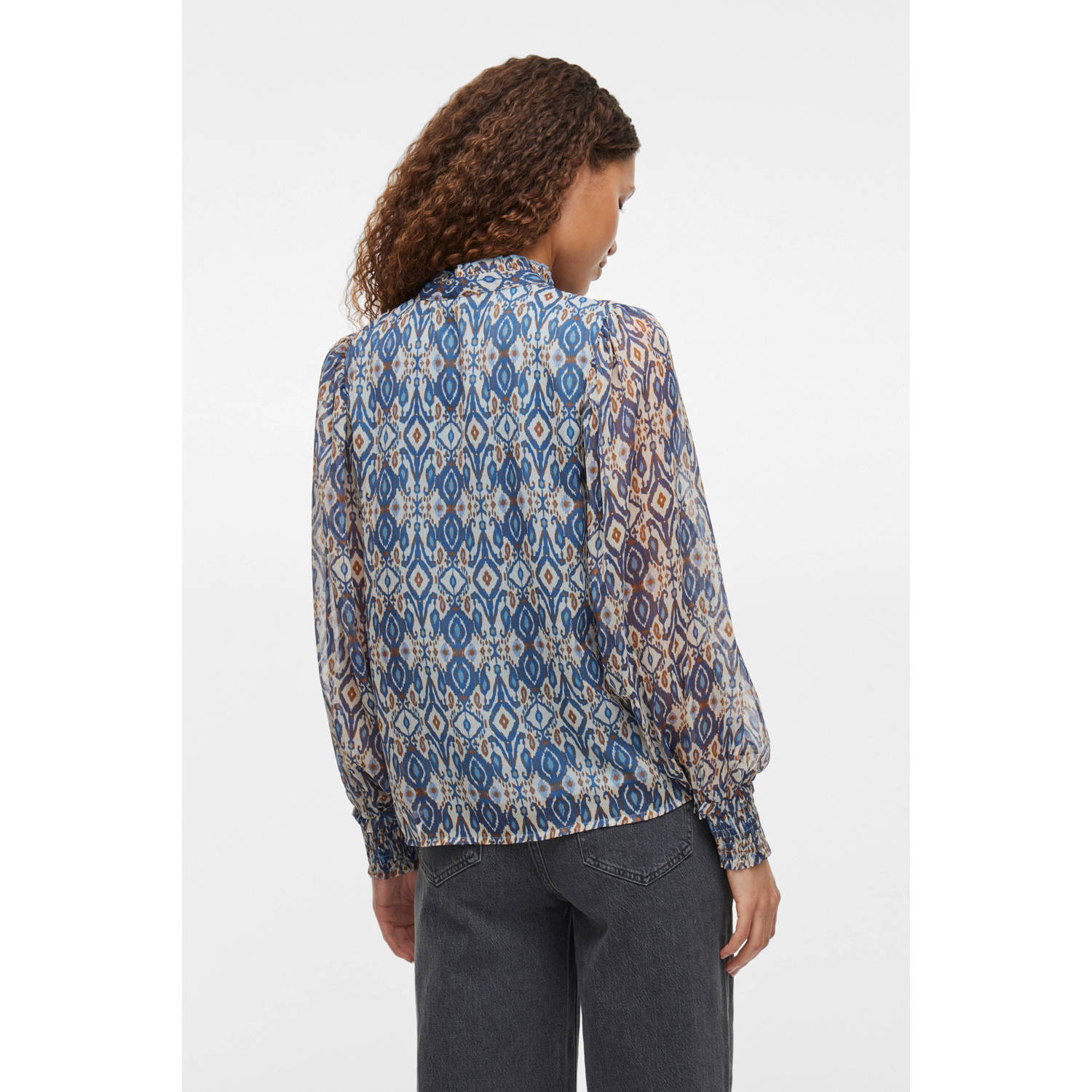 VILA blousetop blauw
