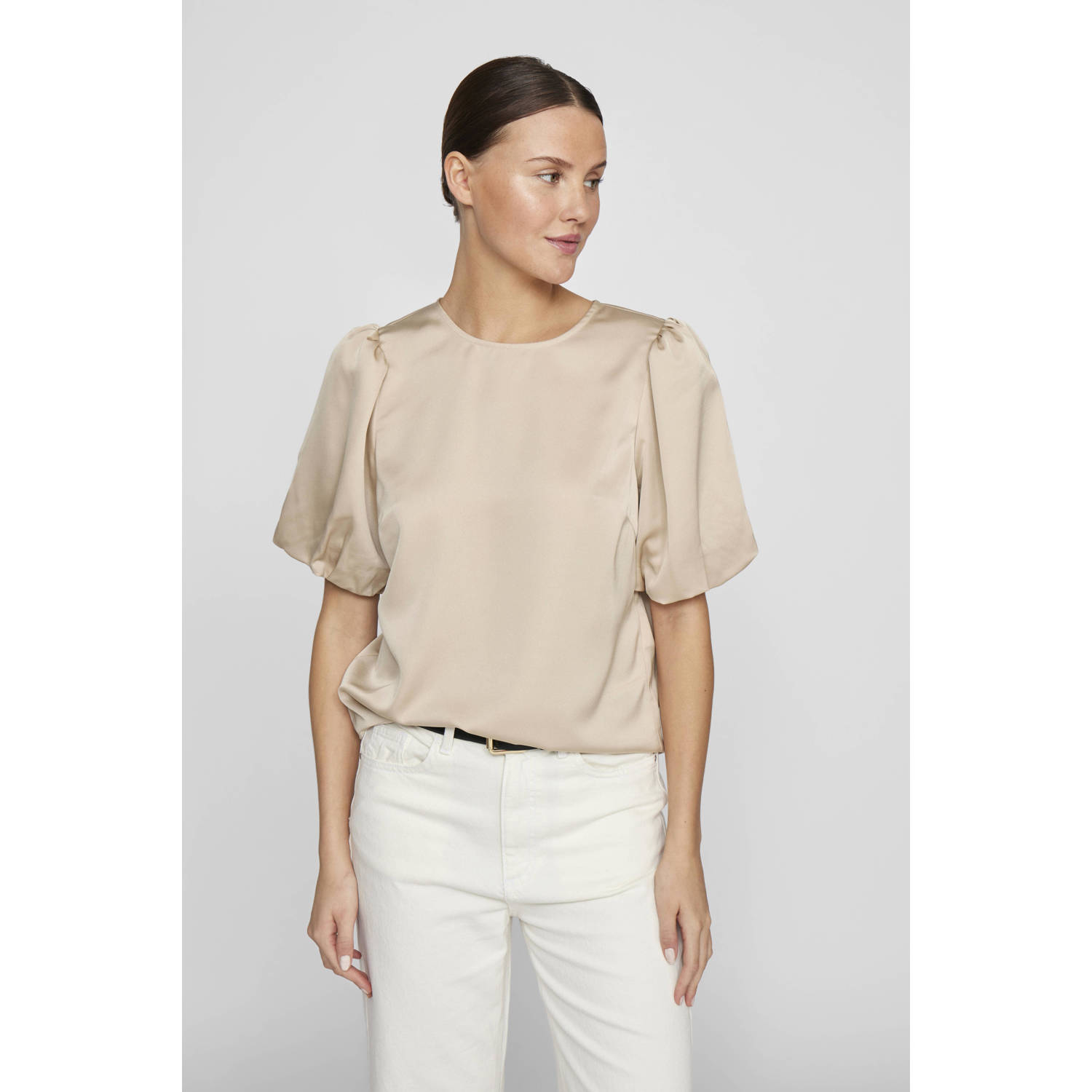 VILA blousetop beige