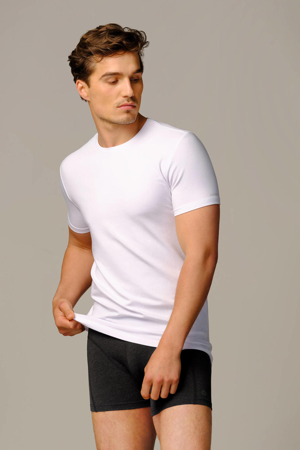 Bamigo ondershirt Smith (set van 7) wit