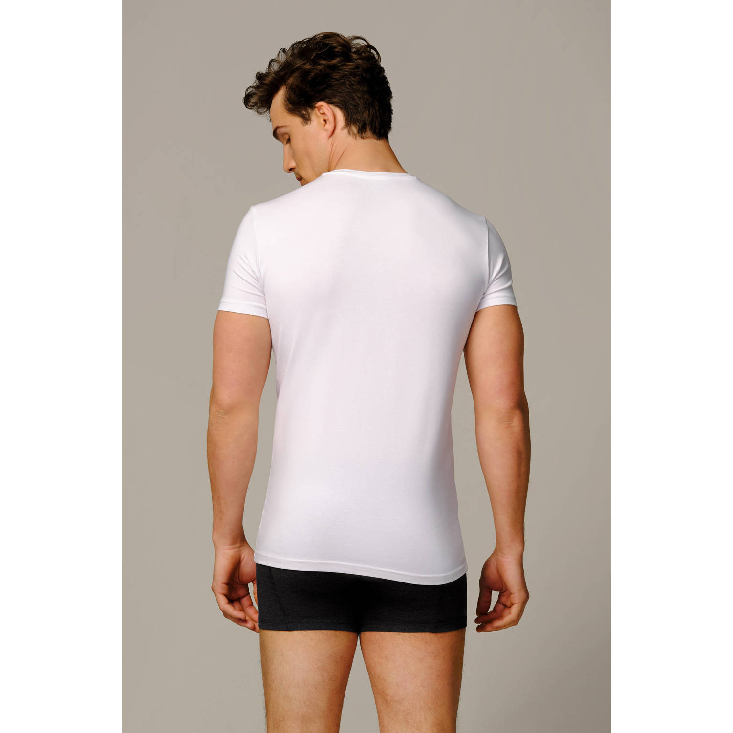 Bamigo ondershirt Smith (set van 2) wit