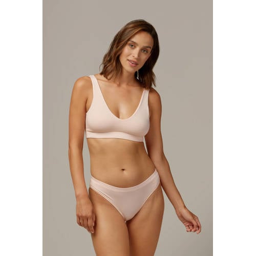 Bamigo high leg slip Ava met bamboe (set van 2) lichtroze afbeelding