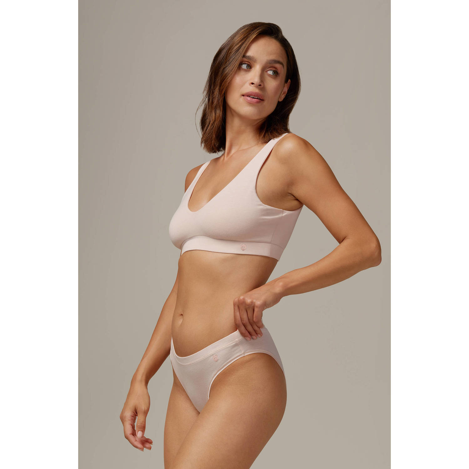 Bamigo high leg slip Ava (set van 2) lichtroze