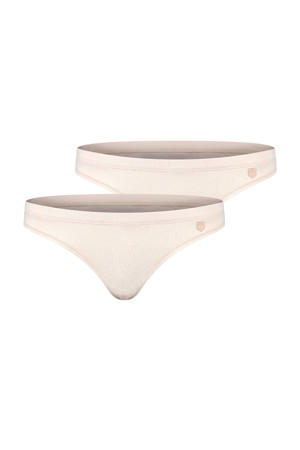string Miley met bamboe (set van 2) lichtroze