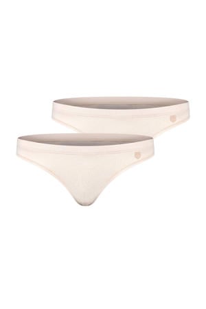 string Miley met bamboe (set van 2) lichtroze