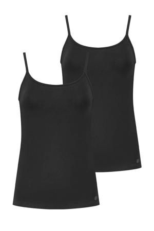 hemd Sarah met bamboe (set van 2) zwart