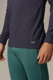 thumbnail: Bamigo pyjamatop met bamboe donkerblauw