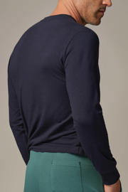 thumbnail: Bamigo pyjamatop met bamboe donkerblauw