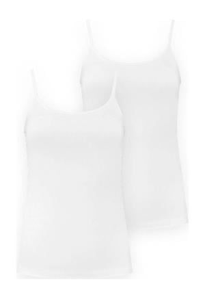 hemd Sarah met bamboe (set van 2) wit