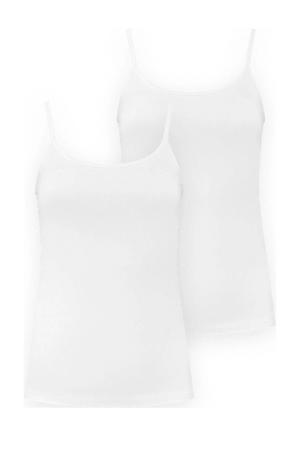 hemd Sarah met bamboe (set van 2) wit