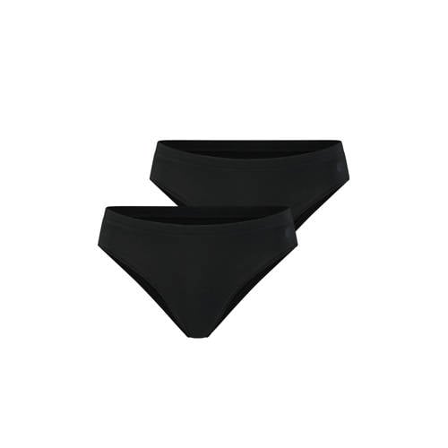 Bamigo high leg slip Ava met bamboe (set van 2) zwart afbeelding
